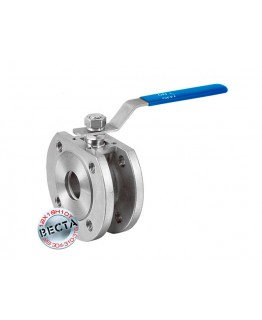 Кран кул.фл. Ду 100/100 (AISI 316, Ру 1,6 МПа)