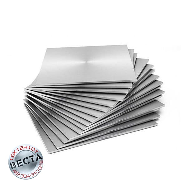Лист нержавіючий 1,5 мм 10Х17Н13М2Т - AISI 316Ti